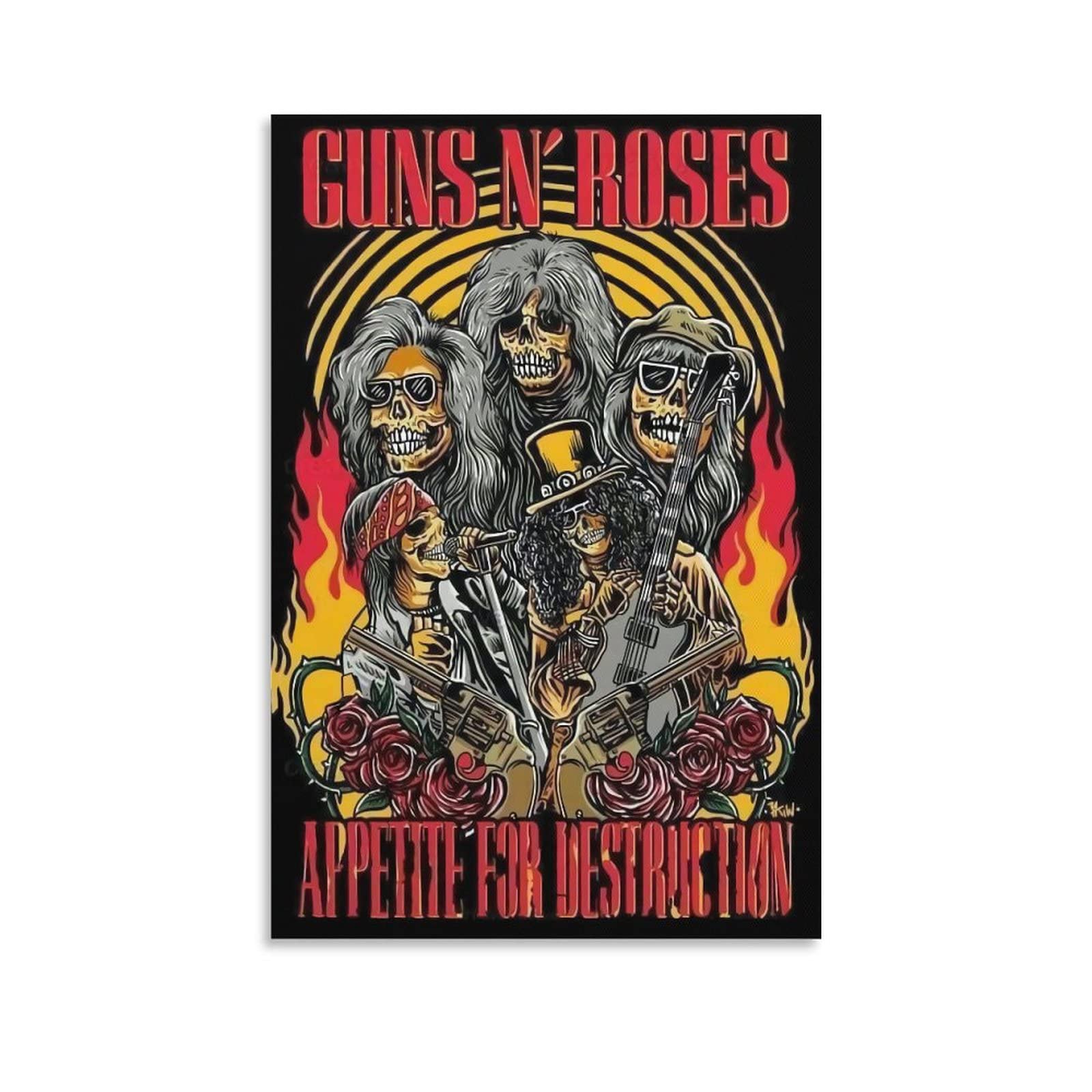 Guns N’ Roses Hintergrundbild 1600x1600. GUNS N' ROSES Music Band Singer Posters for Bedroom Aesthetic Pop Cool Concert Posters Poster Decorative Painting Canvas Wall Art Living Room Posters Bedroom Painting, Canvas Art Poster And Wall Art Pi