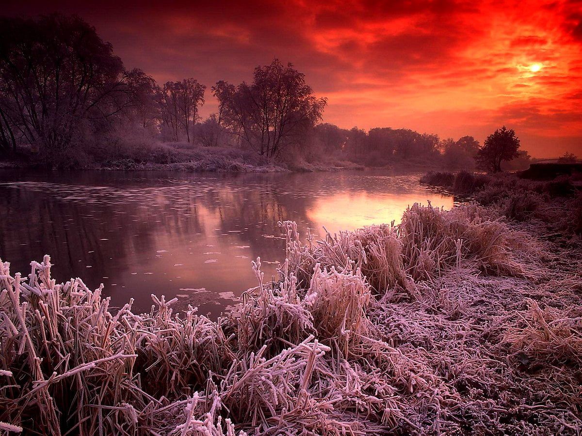 Natur Hintergrundbild 1200x900. Winter, Natur, See Hintergrund. Download TOP freie Hintergründe