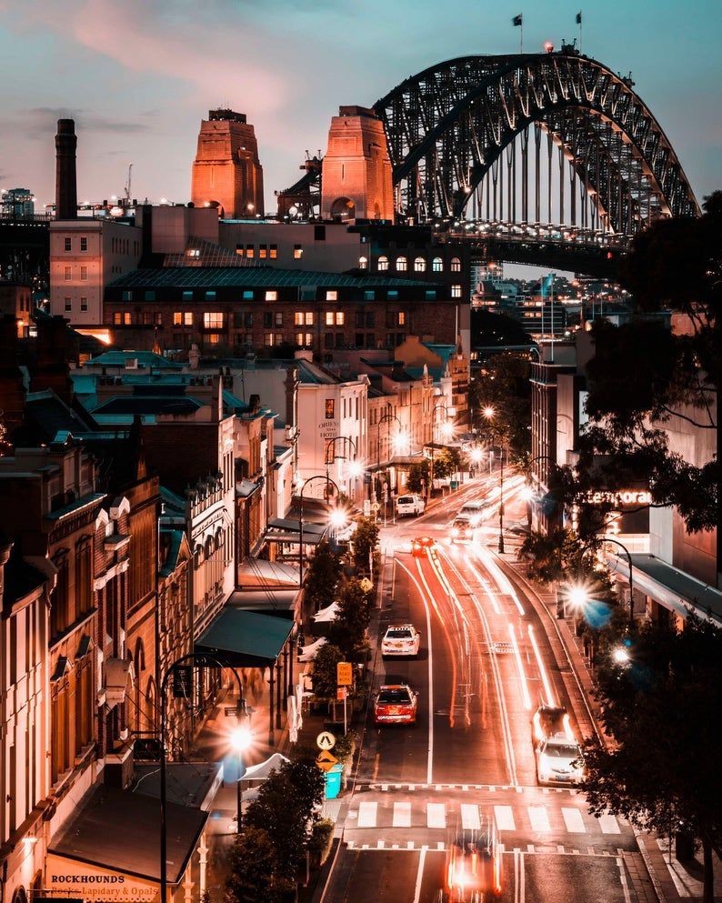  Sydney Hintergrundbild 794x993. Sydney Harbour Bridge the Rocks Colour Australia Wall Australia. Sydney photography, Sydney harbour bridge, Travel aesthetic