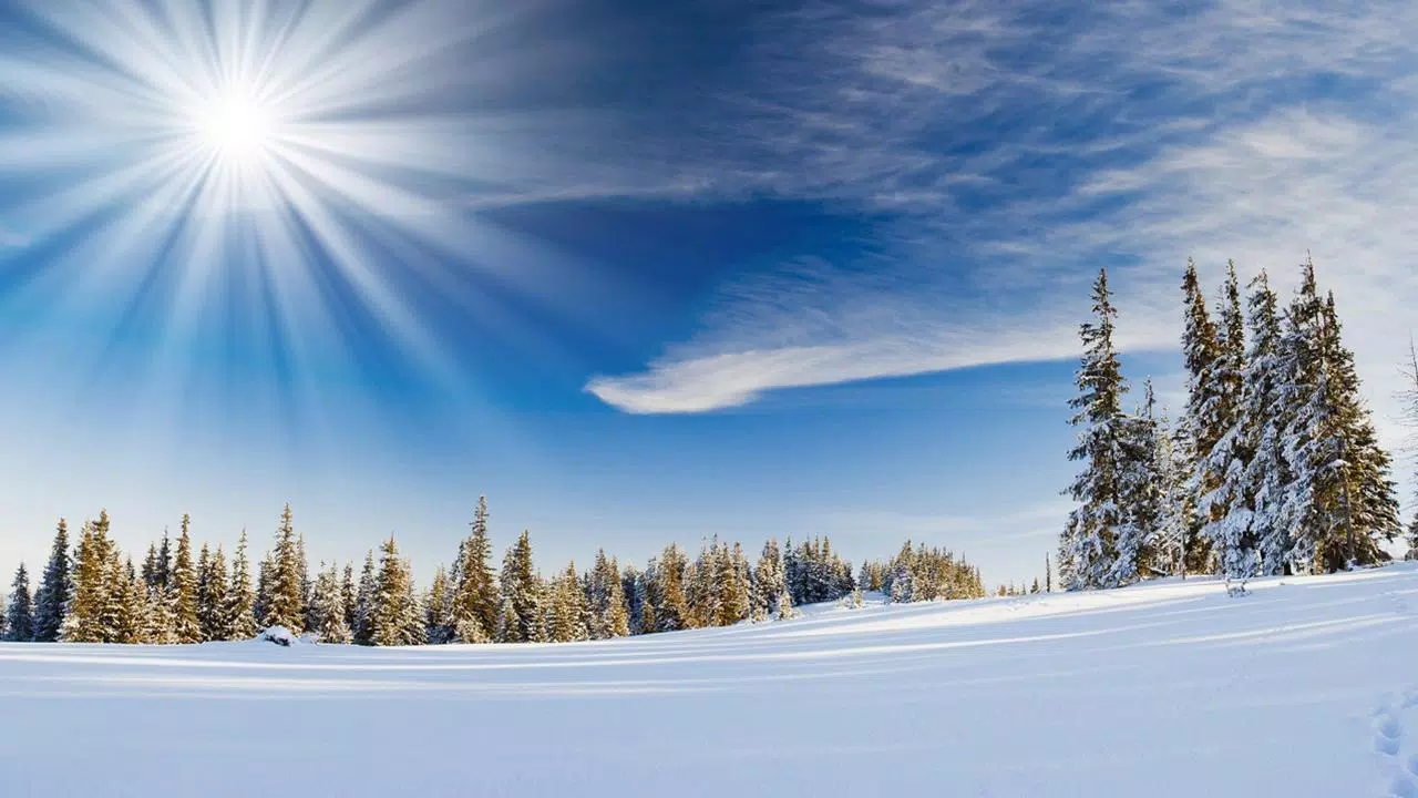 Natur Hintergrundbild 1280x720. Winter Natur Hintergrundbilder APK für Android herunterladen