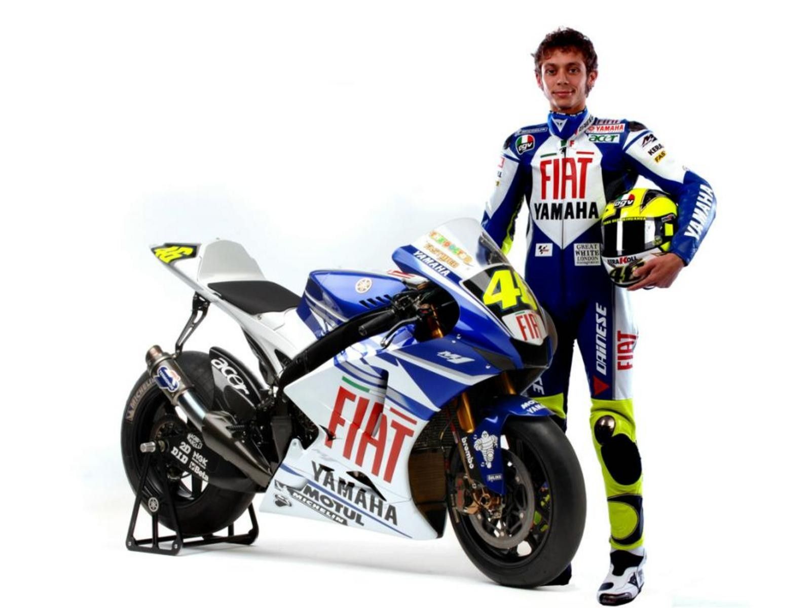  Valentino Rossi Hintergrundbild 1600x1200. Valentino Rossi Wallpaper Yamaha