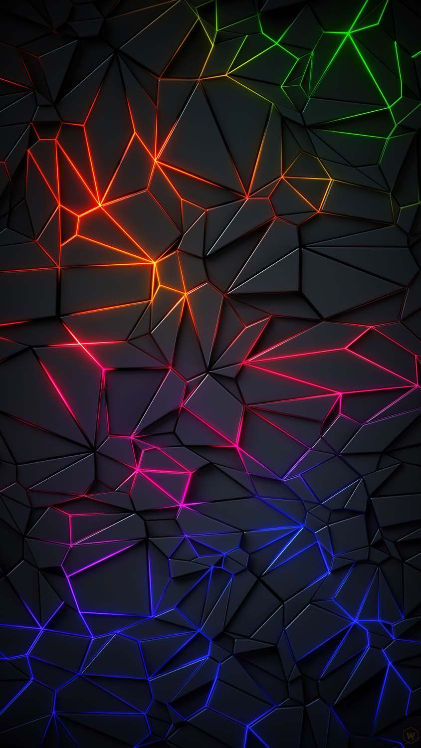  Neon 3D Hintergrundbild 844x1500. 3D RGB Neon Lights IPhone Wallpaper HD Wallpaper : iPhone Wallpaper