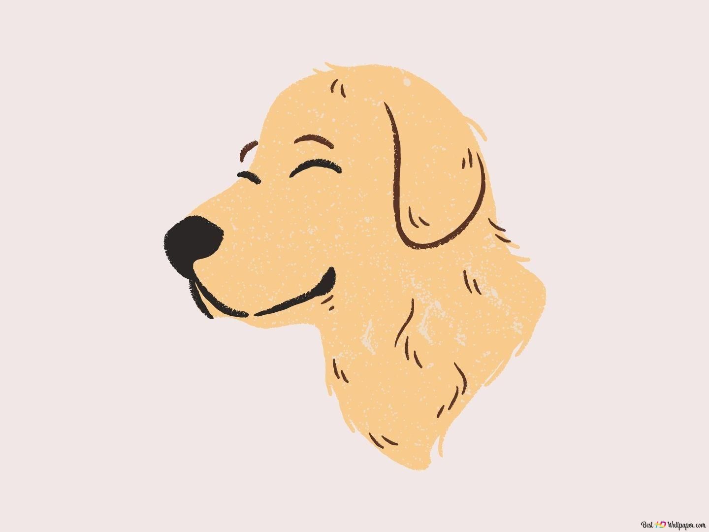  Golden Retriever Hintergrundbild 1440x1080. Lab Dog Aesthetic HD wallpaper download