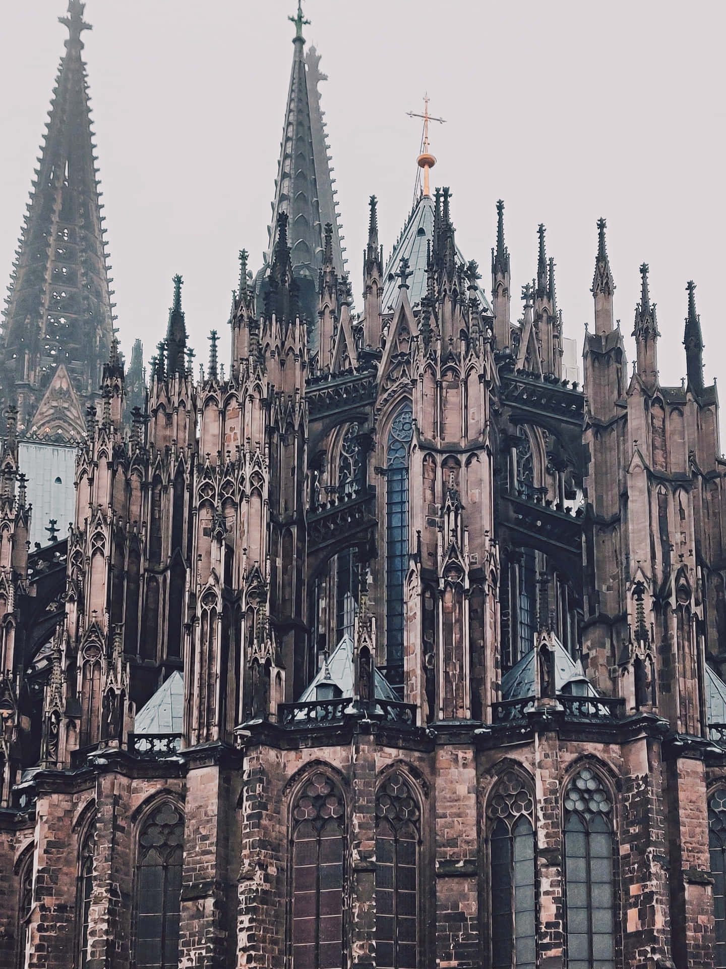  Köln Hintergrundbild 1440x1920. Download Cologne Cathedral Aesthetic Phone Wallpaper