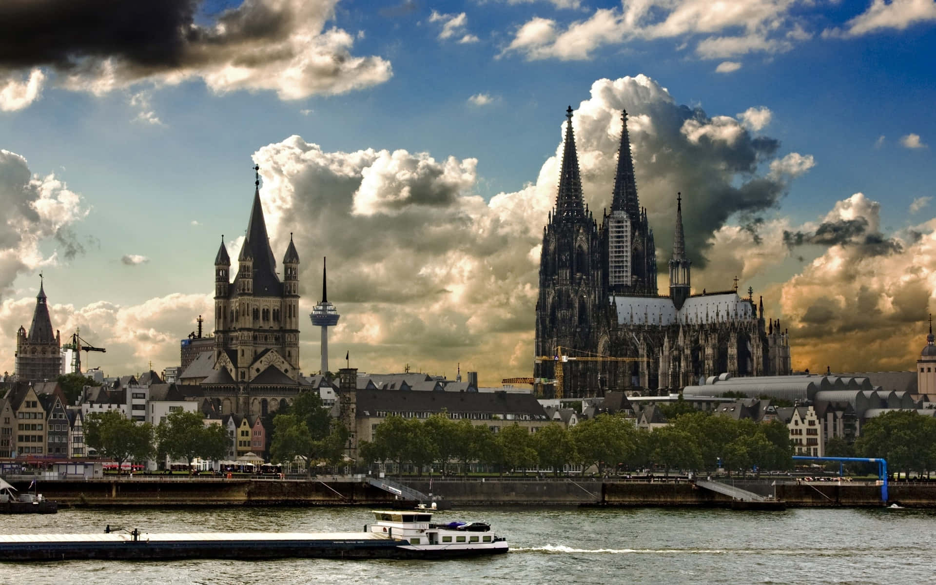  Köln Desktop Hintergrundbild 1920x1200. Cologne Cathedral Wallpaper