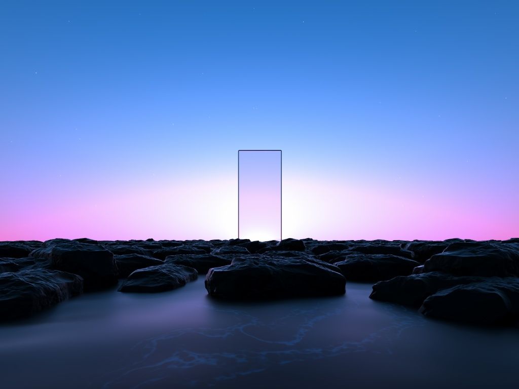  1024x768 Hintergrundbild 1024x768. Aesthetic Wallpaper 4K, Glass, Clear sky, Transparent