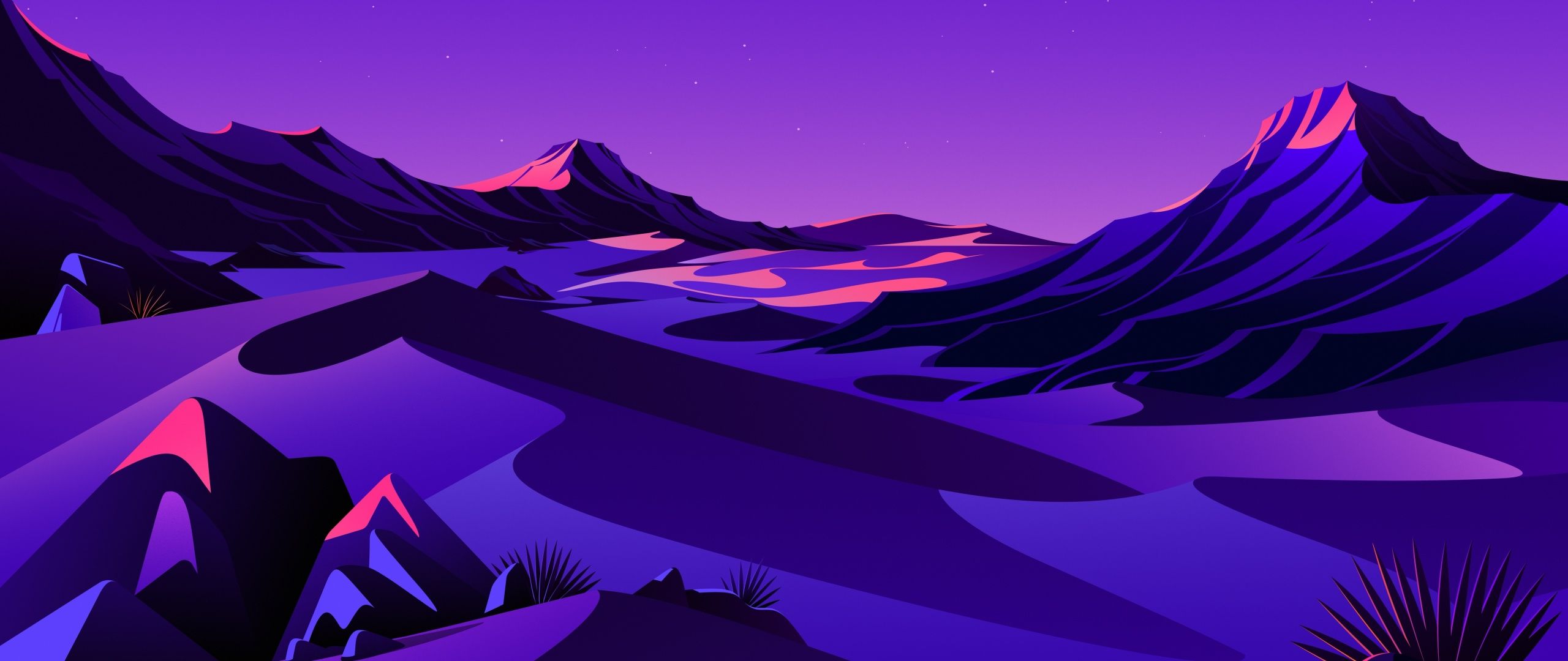  2560x1080 Hintergrundbild 2560x1080. macOS Big Sur Wallpaper 4K, Aesthetic, Mountains, Rocks