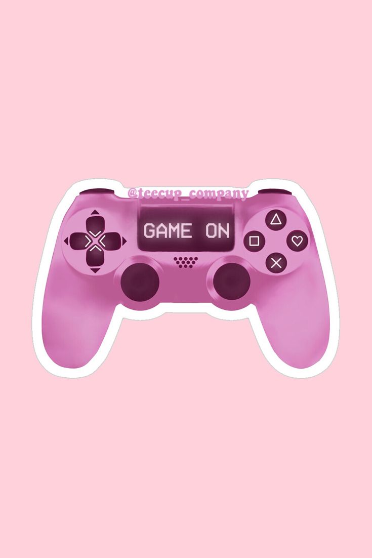  Game Hintergrundbild 735x1102. Pink Controller On Sticker by TeeCupCompany. Game wallpaper iphone, iPhone wallpaper tumblr aesthetic, Gaming wallpaper