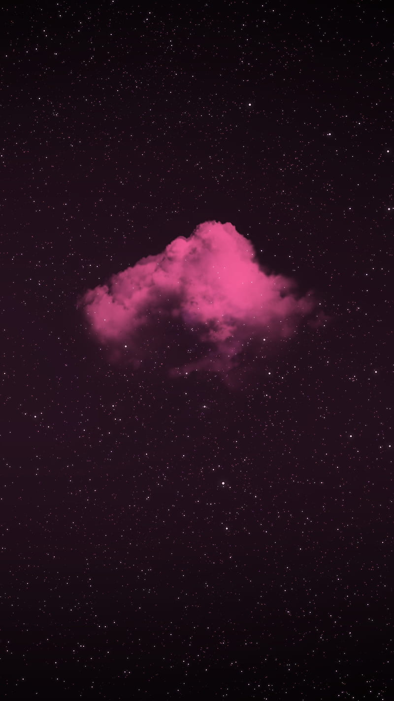  Oled Hintergrundbild 800x1422. AESTHETIC CLOUDS, Pink, amoled, bezel less, black, dark, iphone, night sky, oled, HD phone wallpaper