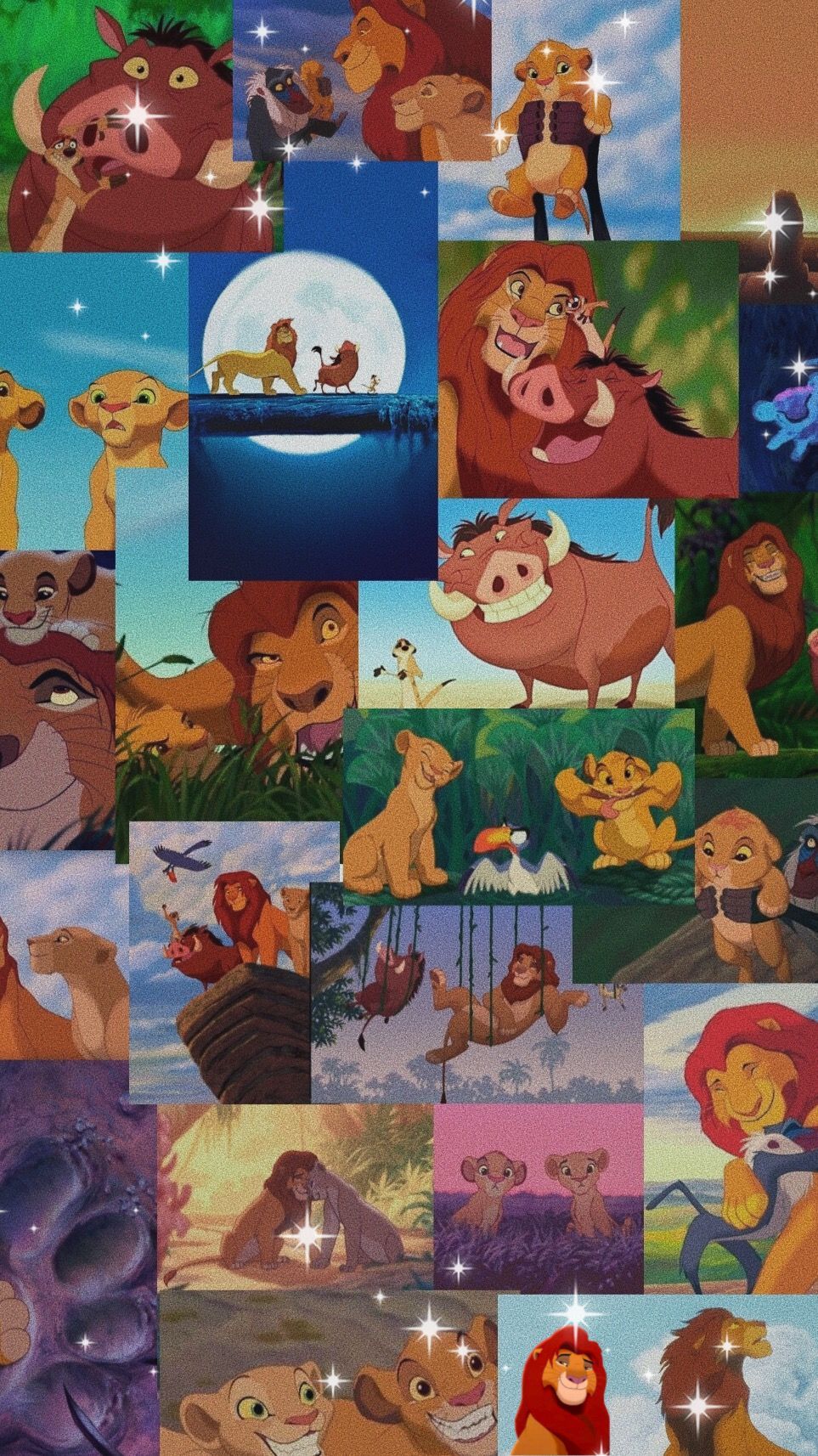 Löwen Hintergrundbild 963x1714. Lion king aesthetic wallpaper. Disney collage, Lion king picture, Disney characters wallpaper