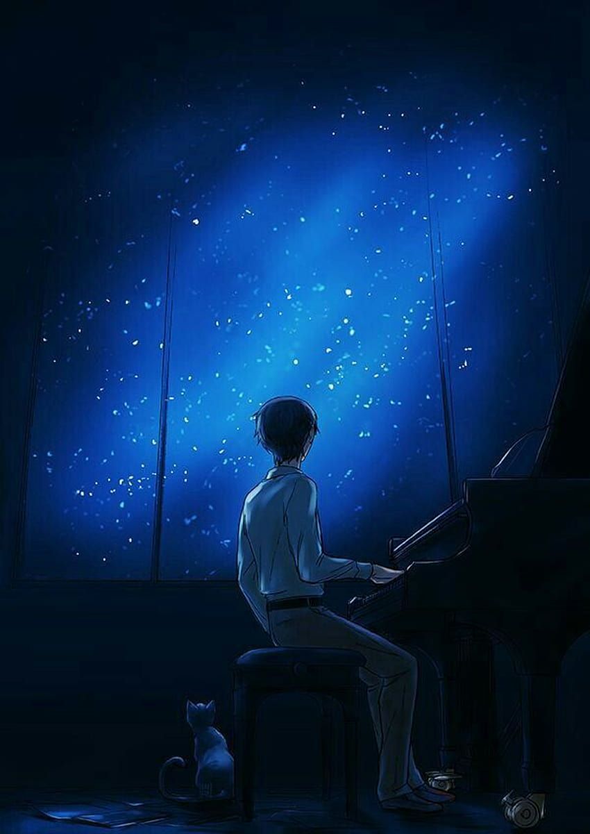  Klavier Anime Hintergrundbild 850x1201. Anime Piano