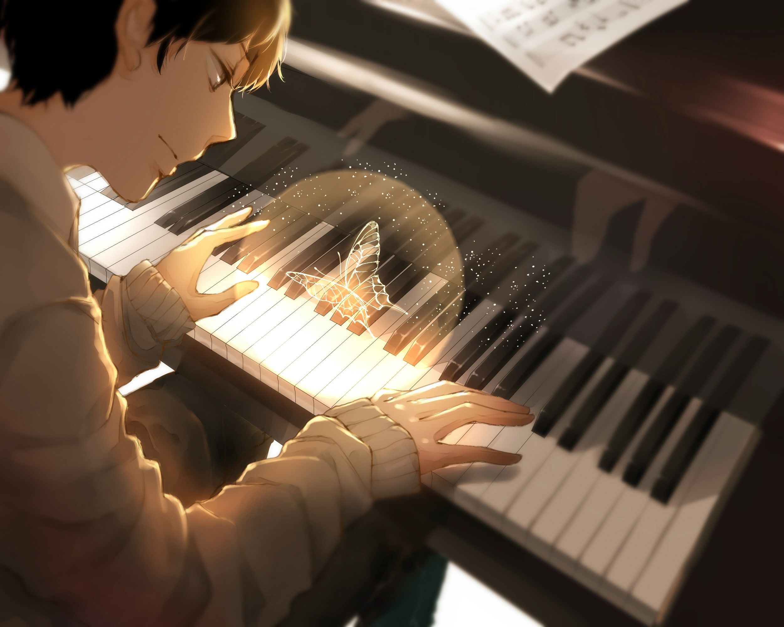  Klavier Anime Hintergrundbild 2500x2000. ボード「Music!」のピン