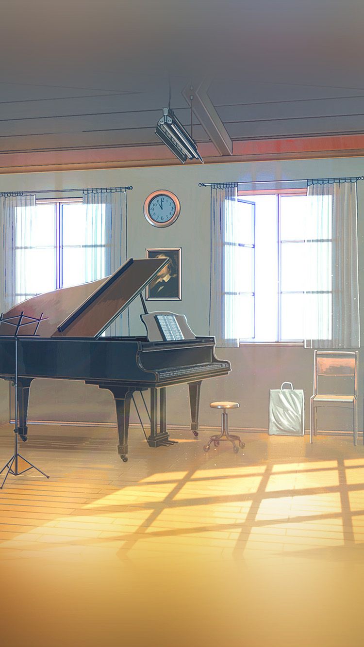  Klavier Anime Hintergrundbild 750x1334. Piano Anime iPhone Wallpaper