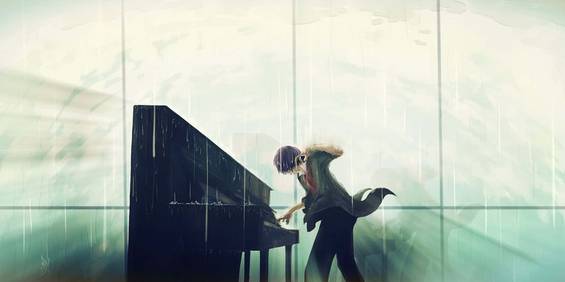  Klavier Anime Hintergrundbild 1800x900. Music Anime Wallpaper
