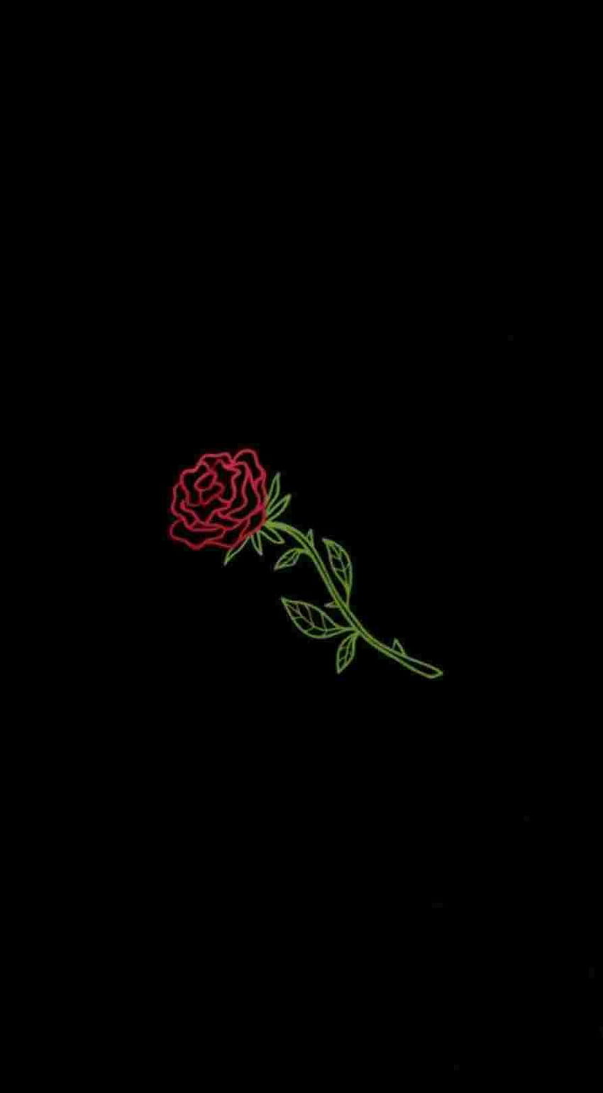  Rosen Hintergrundbild 850x1540. Aesthetic Rose Drawing, rose aesthetic HD phone wallpaper
