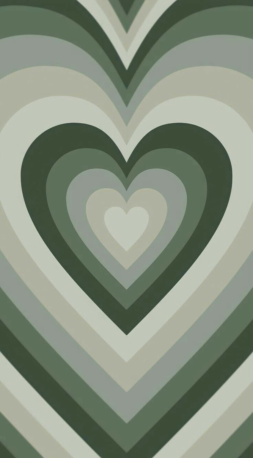  Handy Herzen Hintergrundbild 850x1535. MILITARY GREEN PPG, Grünes ästhetisches Herz HD Handy Hintergrundbild