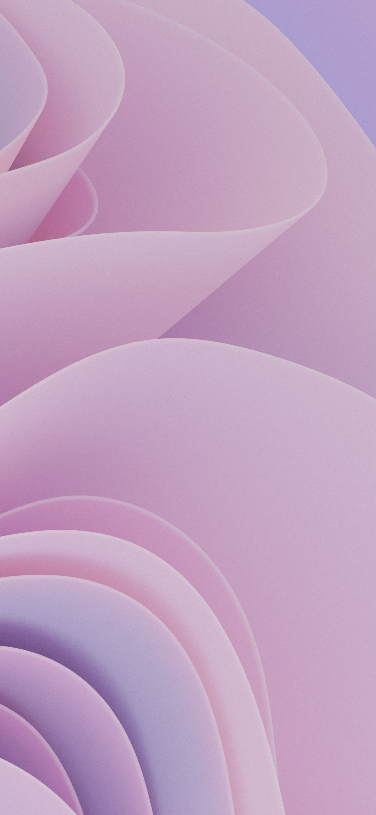  IPhone 12 Pro Max Hintergrundbild 1242x2688. 3D Render Wallpaper 4K, Waves, Girly, Pink abstract