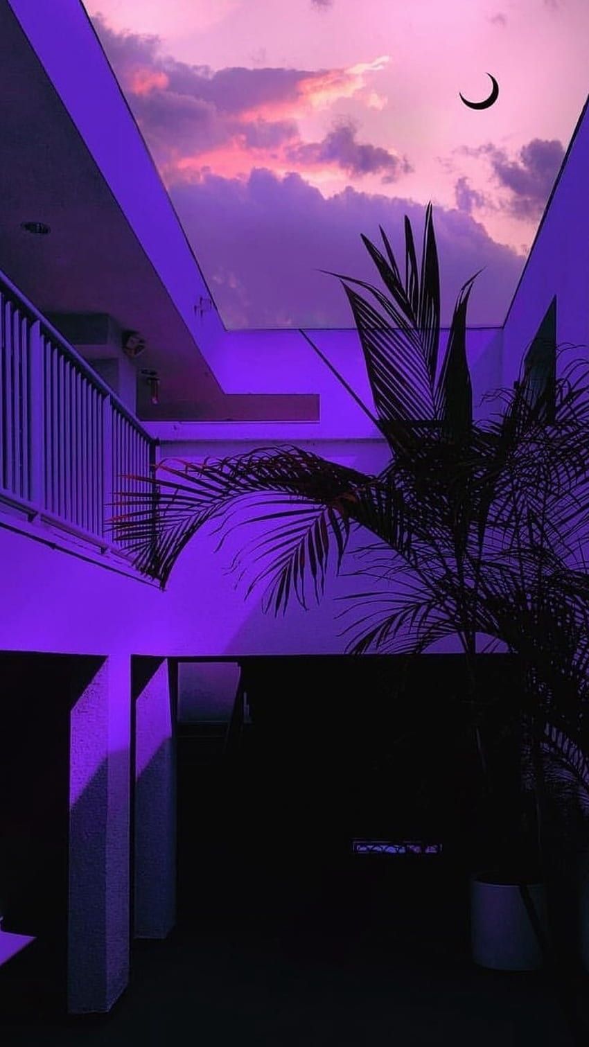  Haus Hintergrundbild 850x1511. Purple Aesthetic, House HD phone wallpaper