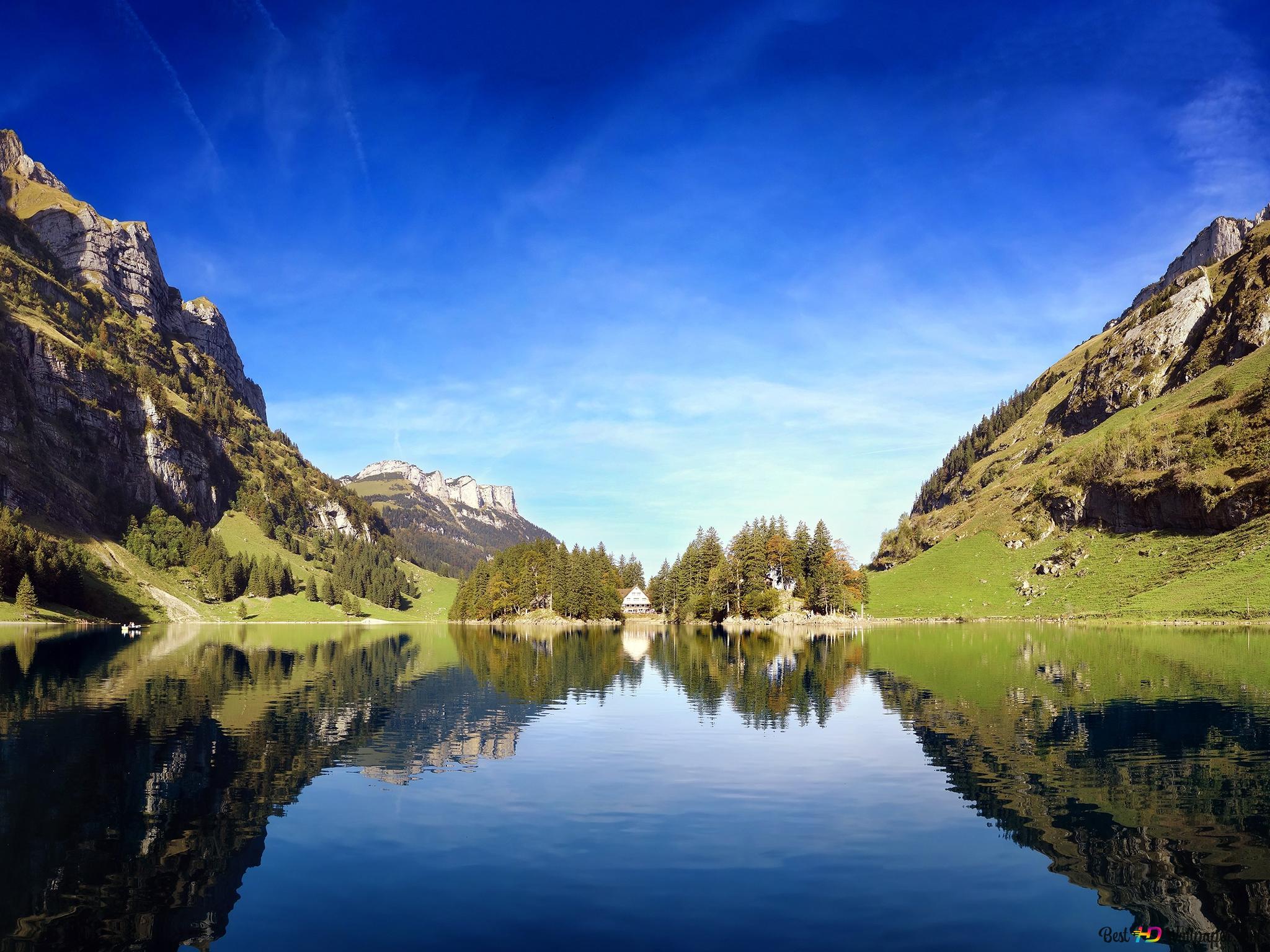  Schweiz Hintergrundbild 2048x1536. Schweiz im Sommer 2K Hintergrundbild herunterladen