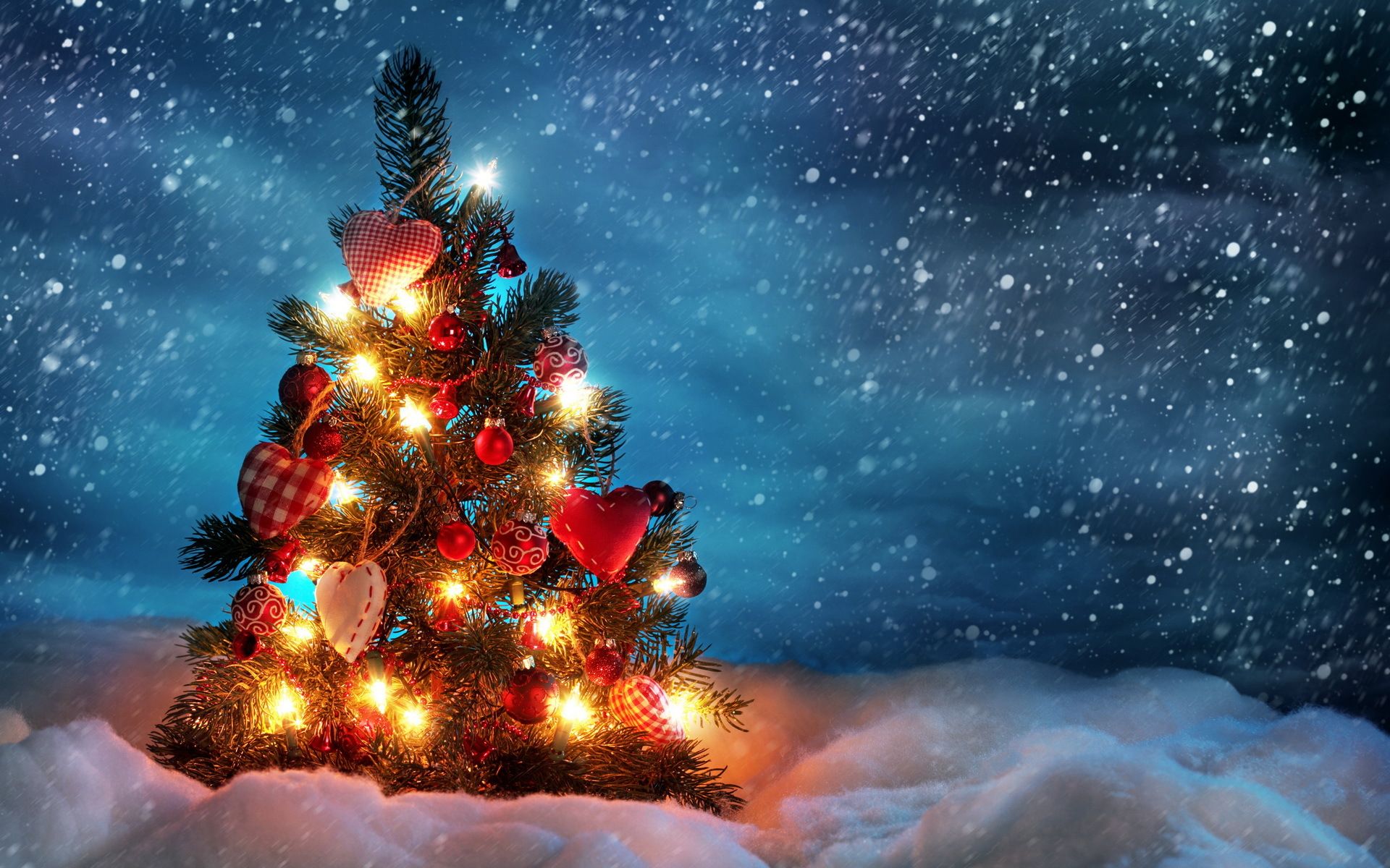  Weihnachtsbaum Hintergrundbild 1920x1200. Hintergrundbild für Handys: Schnee, Feiertage, Neujahr, Tannenbaum, Weihnachten, 22677 Bild kostenlos herunterladen