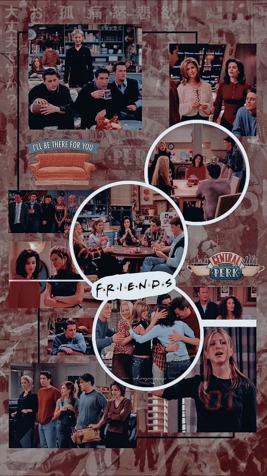  Friends Hintergrundbild 850x1512. Friends aesthetic tv show HD wallpaper
