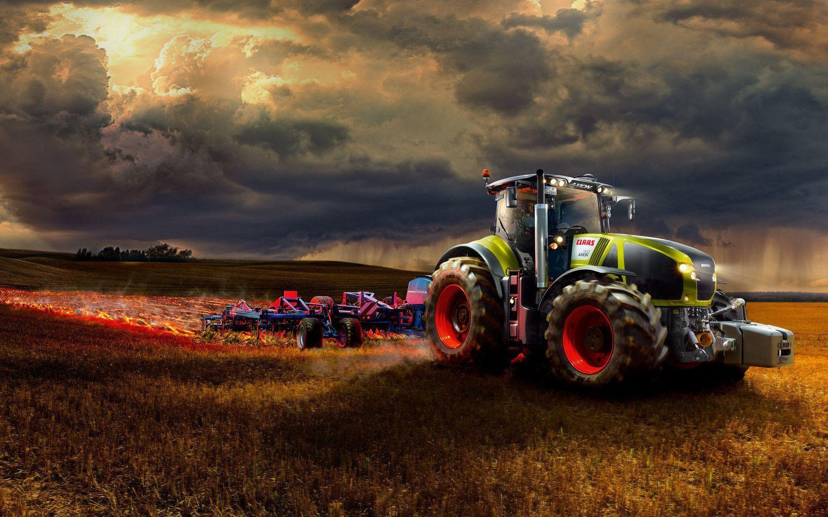  Traktor Hintergrundbild 1680x1050. Tractor Wallpaper Free Tractor Background