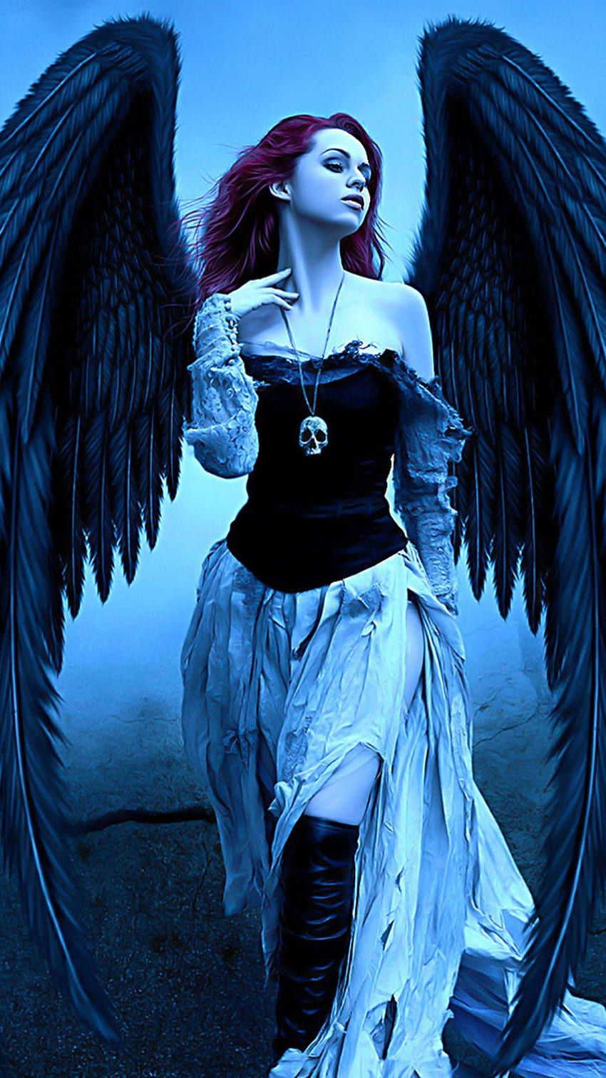 Wunderschöne Engel Hintergrundbild 850x1511. Schöner Dunkler Engel Neueste HD Handy Hintergrundbild