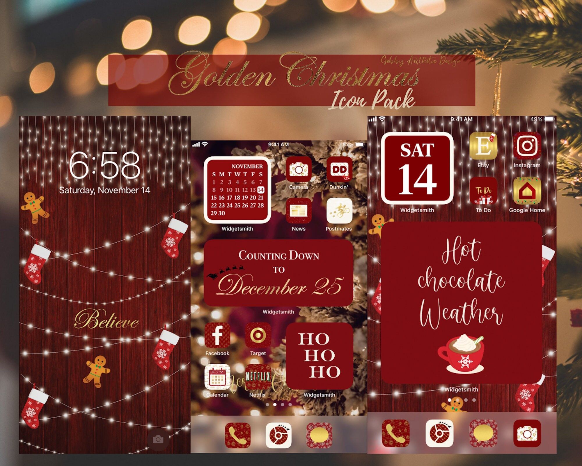  Weihnacht Hintergrundbild 2000x1604. Ios14 weihnachts widgets