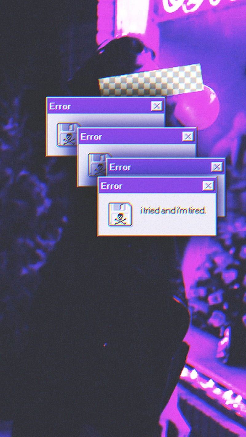  Windows XP Hintergrundbild 800x1422. I tried and Im tired, aesthetic, computer window, HD phone wallpaper