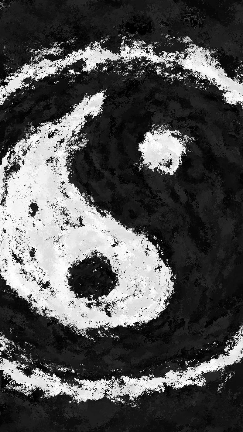  Yin Yang Hintergrundbild 800x1422. Yin yang, balance of forces, black, chinese philosophy, s s white, HD phone wallpaper