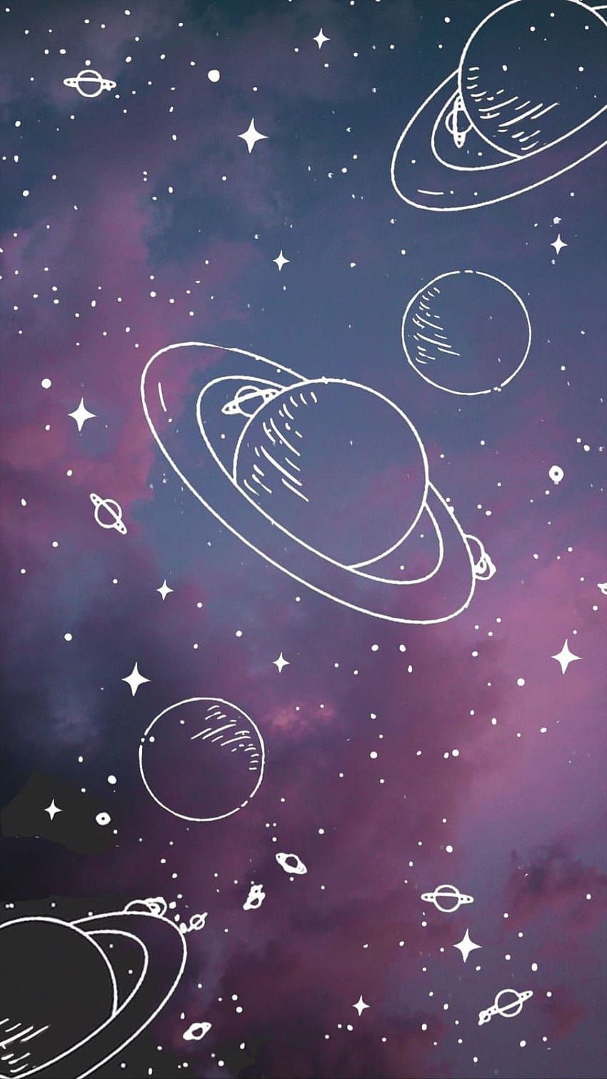  Universum Hintergrundbild 850x1511. Ariesa On, ästhetische Galaxie HD Handy Hintergrundbild