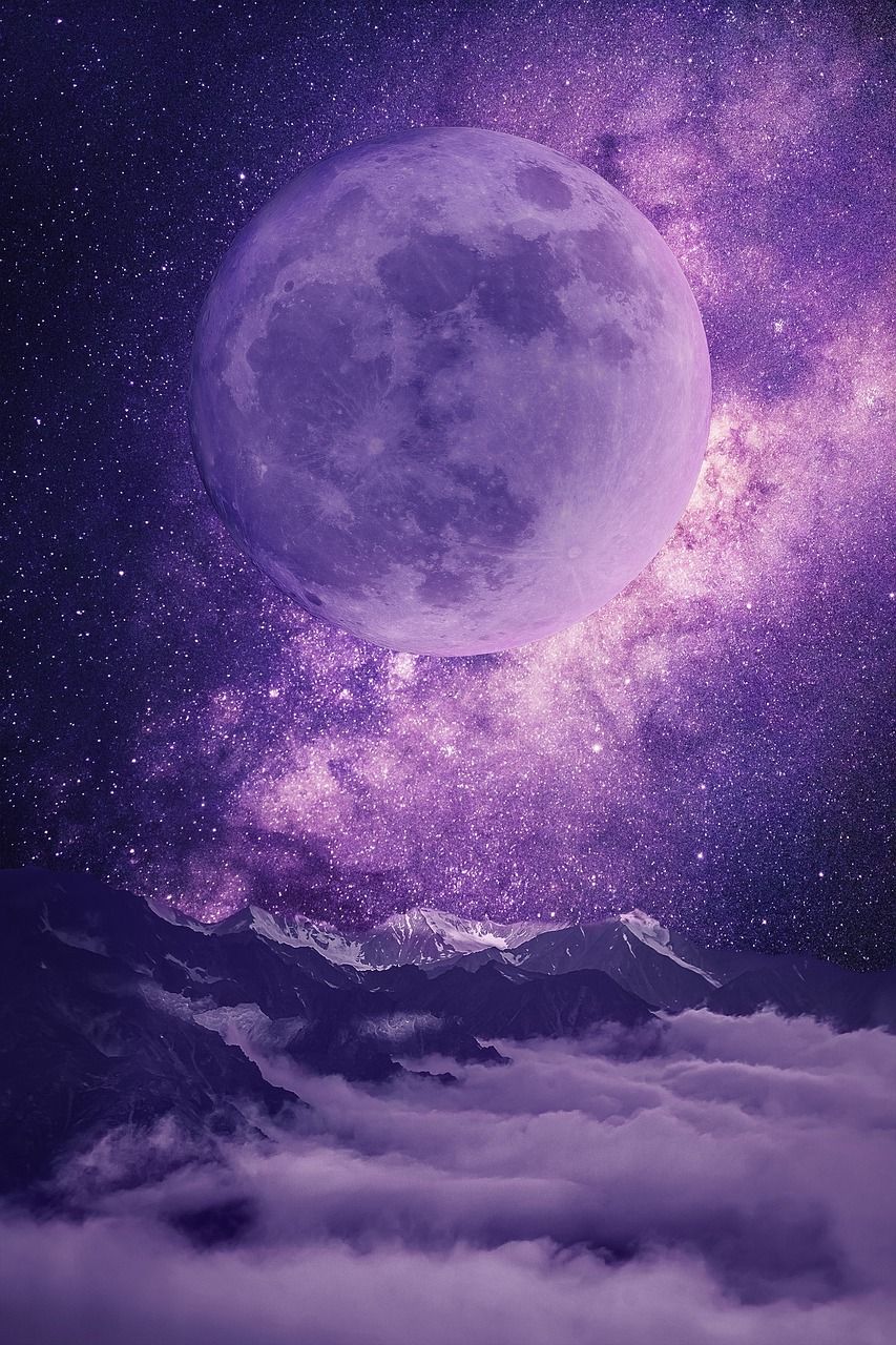  Universum Hintergrundbild 853x1280. Mond Nebel Raum Foto auf Pixabay