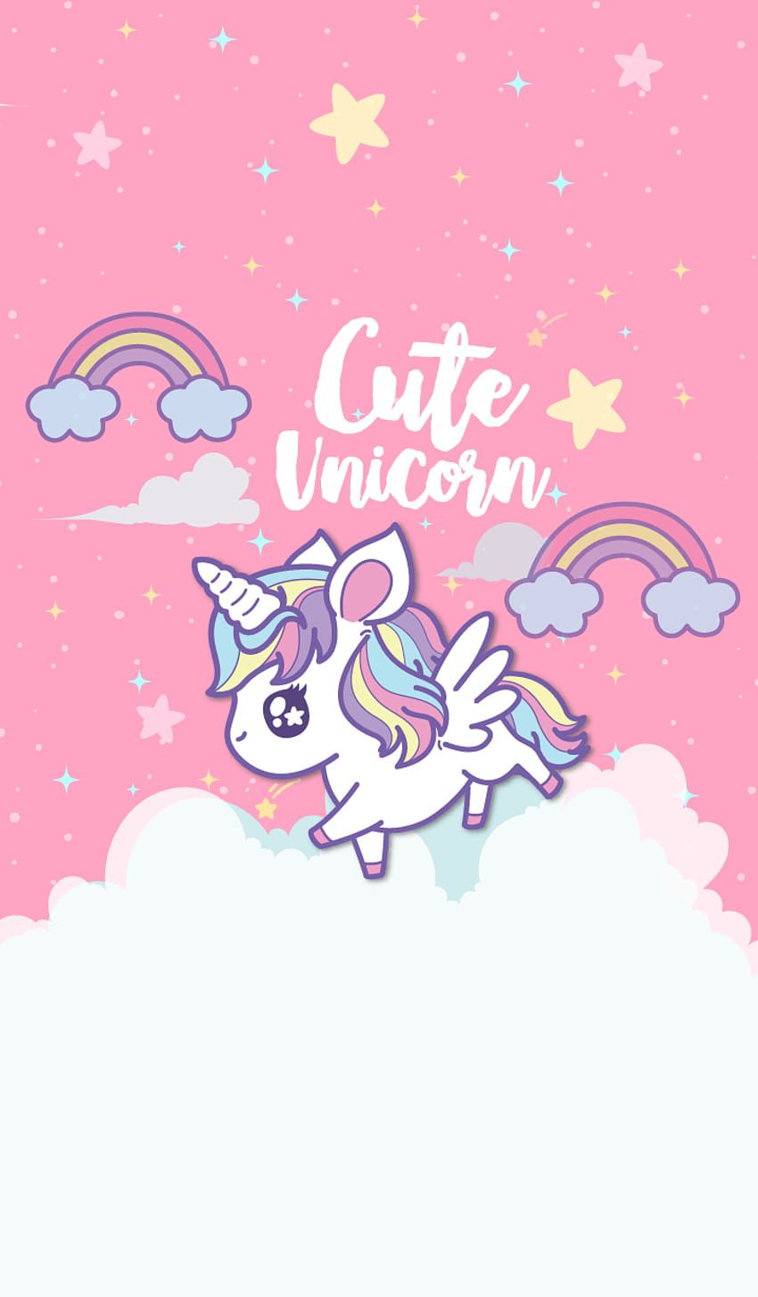  Einhorn Hintergrundbild 850x1454. Einhorn Einhorn Nette Kawaii. Liste, Super Süßes Kawaii Einhorn HD Handy Hintergrundbild