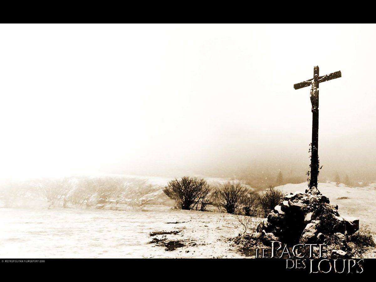 Weiß Hintergrundbild 1200x900. Pakt Der Wölfe, Nebel, Kreuz Hintergrund. Download kostenlose Hintergründe
