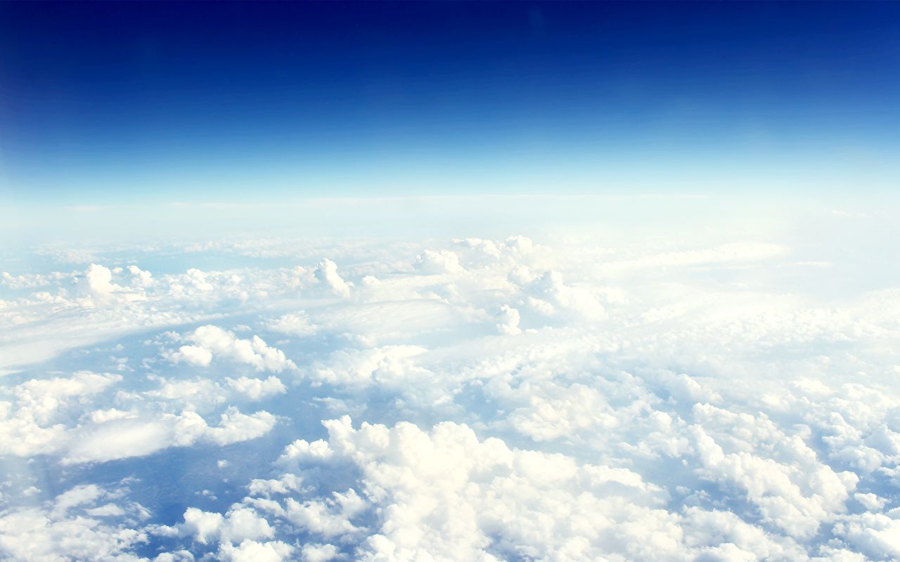 Weiß Hintergrundbild 1280x800. Desktop Hintergrundbilder Weiß Natur Himmel Von oben Wolke