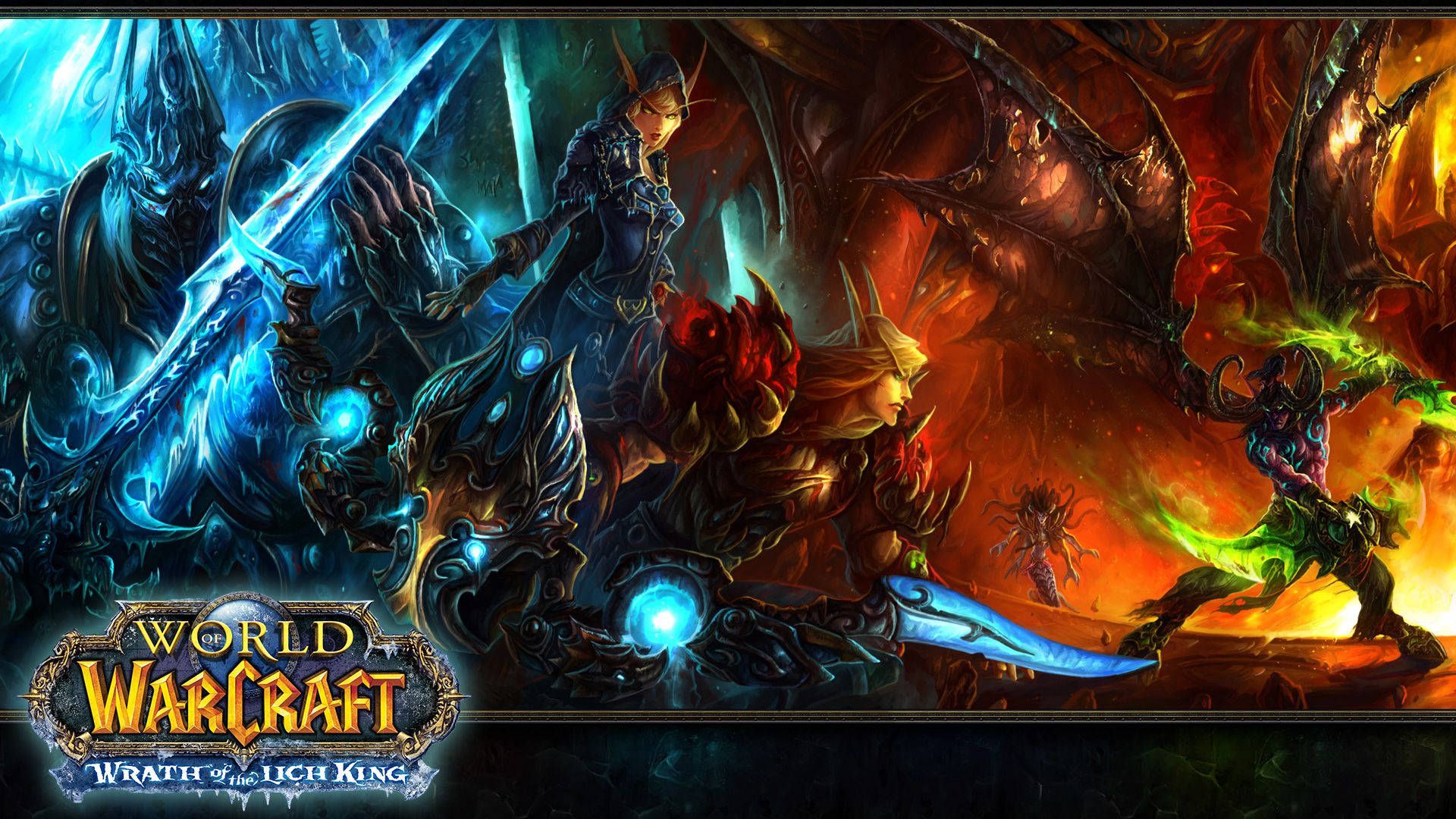  World Of Warcraft Hintergrundbild 1920x1080. Download WoW Wrath Of Lich King Wallpaper