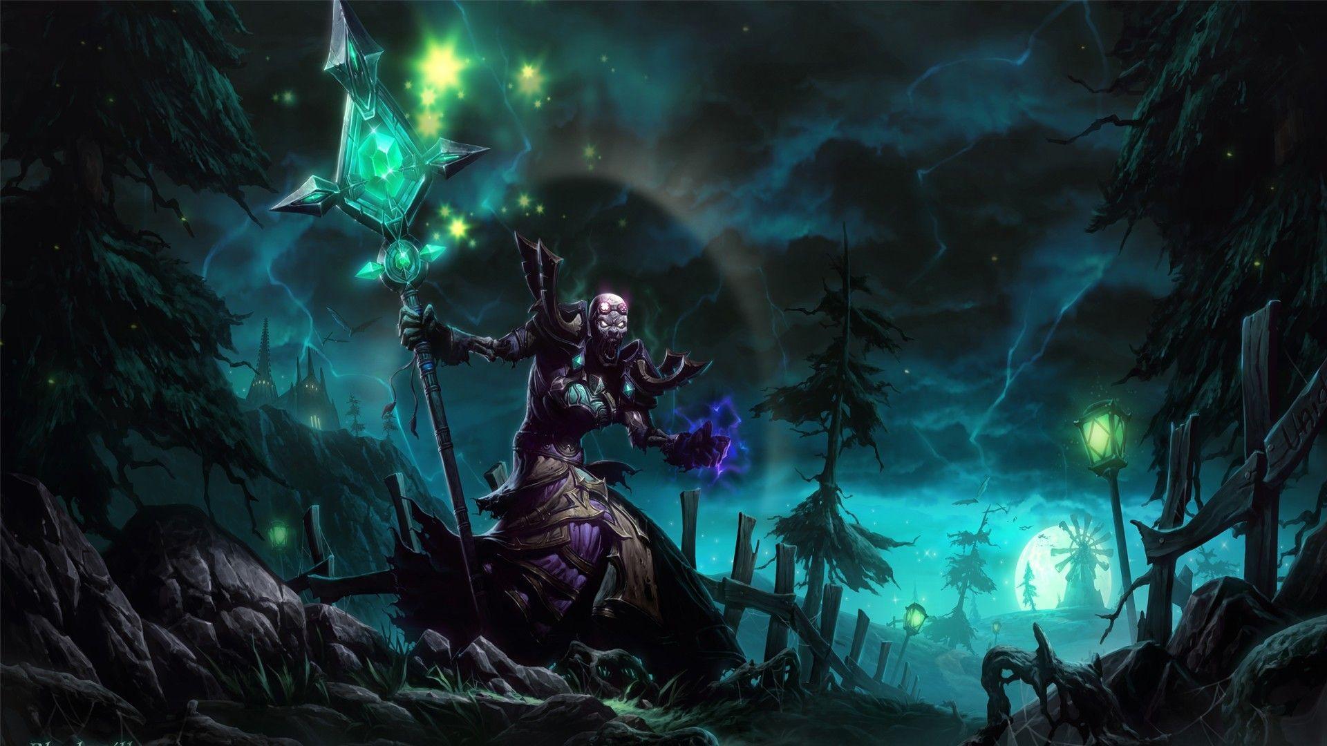  World Of Warcraft Hintergrundbild 1920x1080. Wow Undead Background