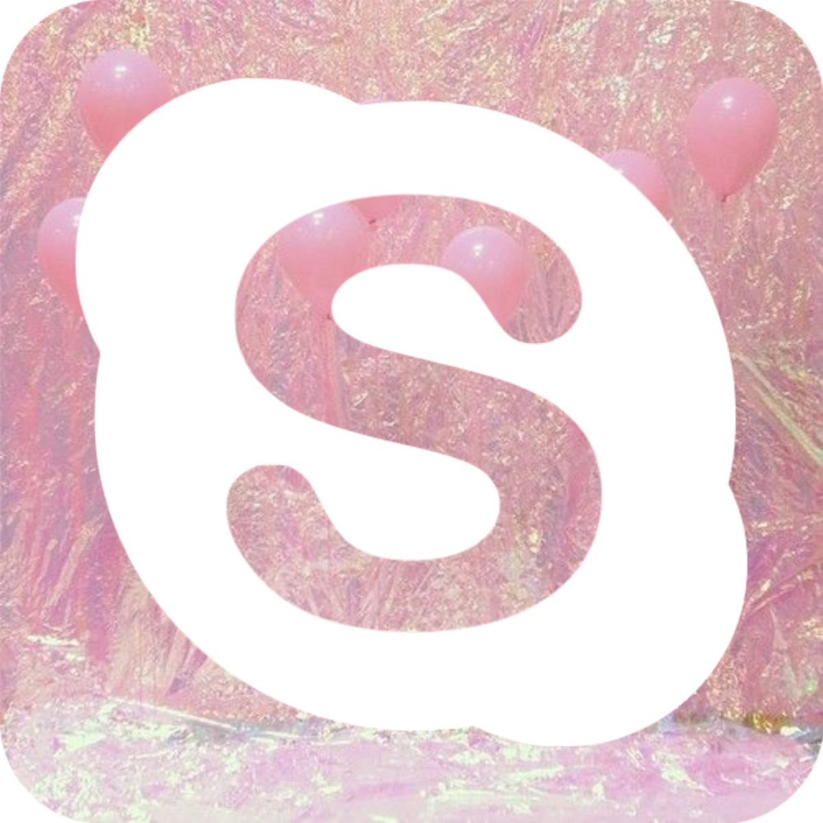  Skype Hintergrundbild 1200x1200. Skype app icon Aesthetic Pink. Aesthetic themes, Icon, App icon