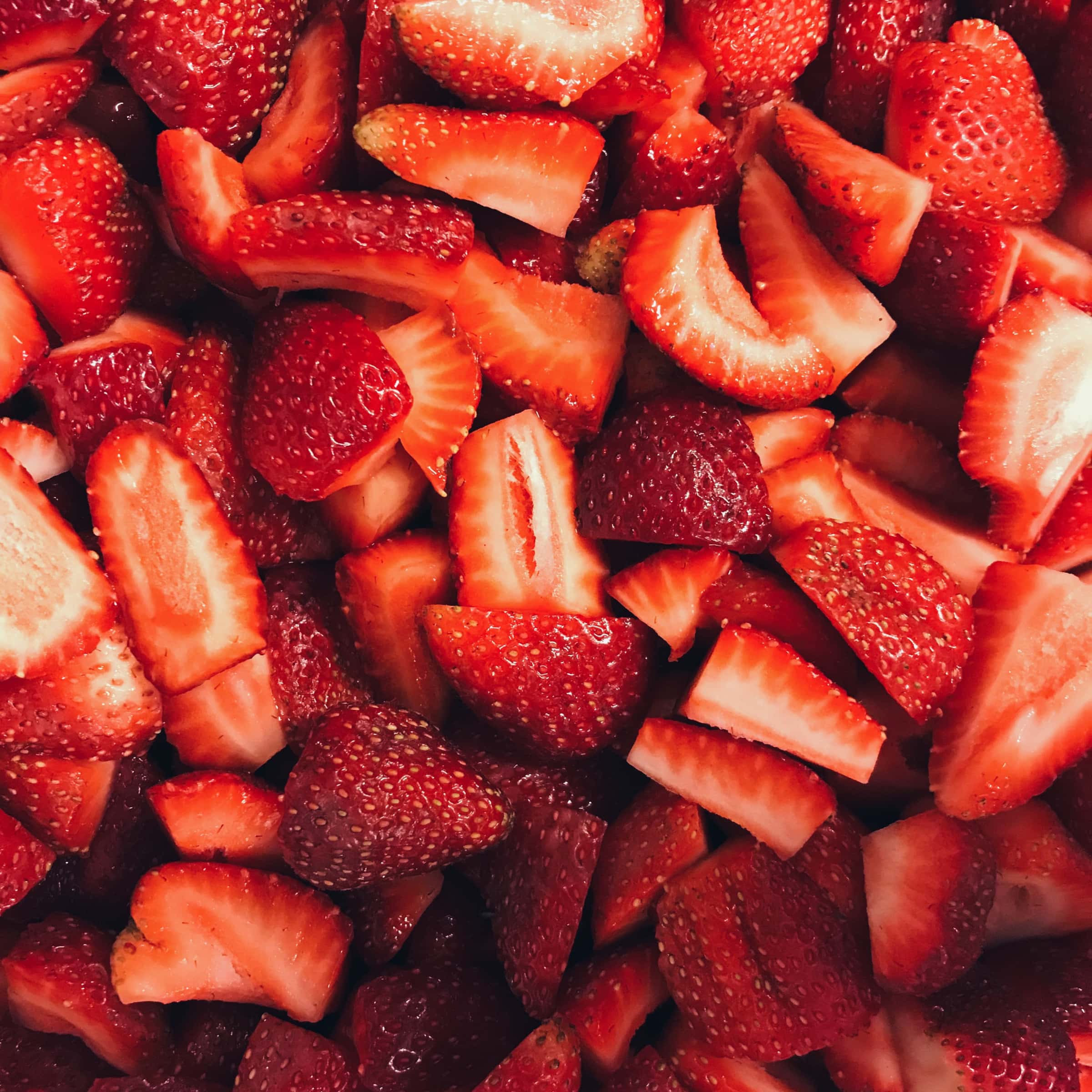  Erdbeeren Hintergrundbild 2400x2400. Reis Porridge Mit Erdbeerkompott