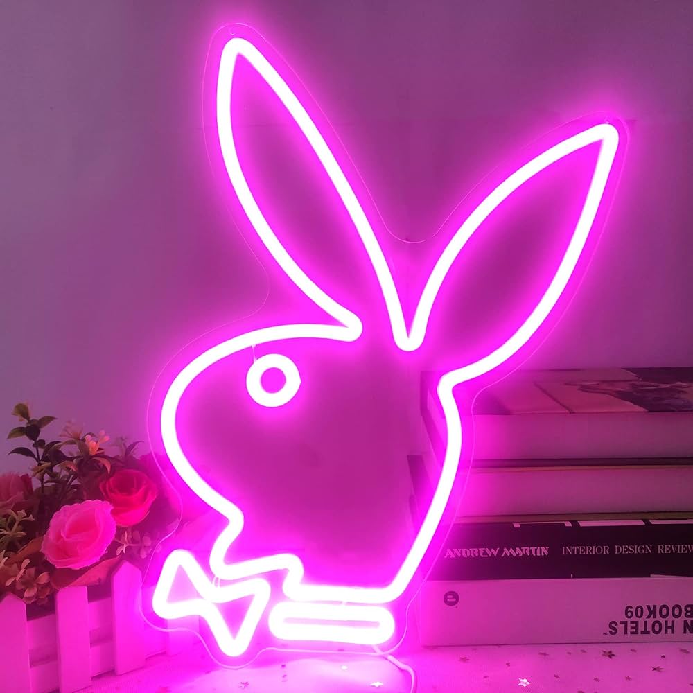  Hasen Hintergrundbild 1000x1000. Playboy Neonschild Kaninchen Hase Neonschild Dimmbar Acryl LED Neonlicht Schild für Kunst Wanddekoration Schlafzimmer Bar Shop Store Junge Geschenk Wohnzimmer Hochzeit Weihnachten Party 6 x 9 cm : Amazon.de: Beleuchtung