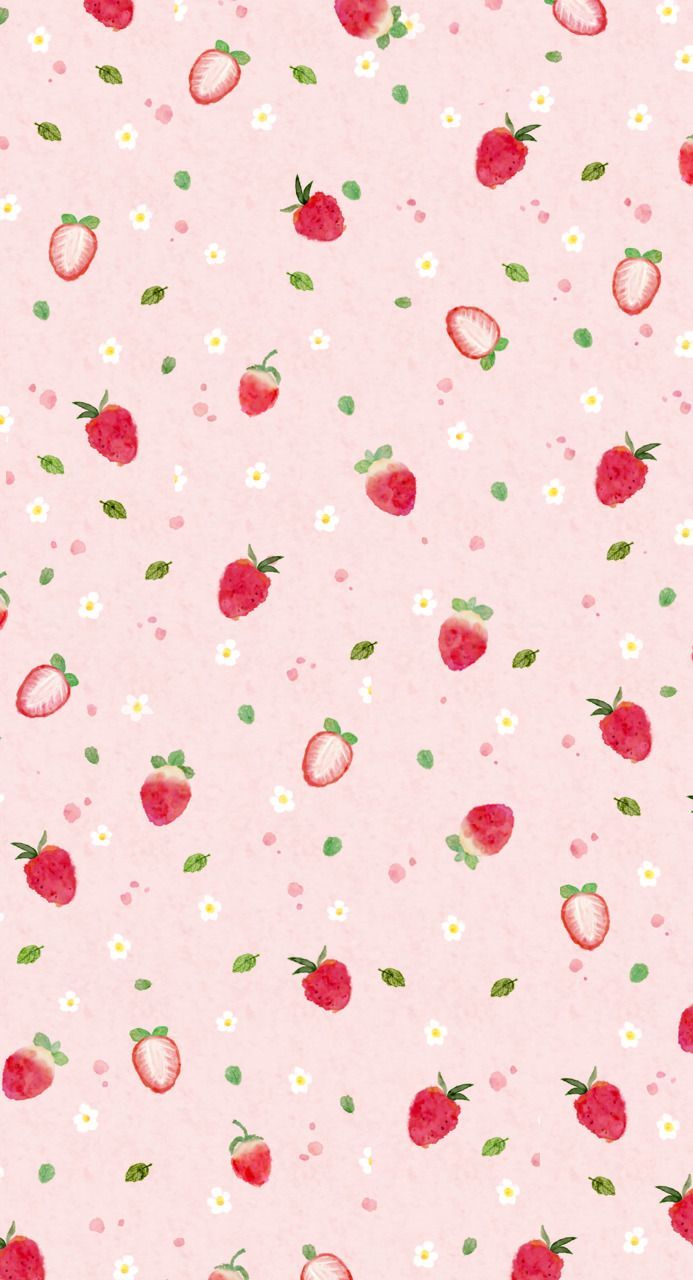  Erdbeeren Hintergrundbild 693x1280. ♡ Be Positive ♡. Fruit wallpaper, Wallpaper iphone cute, Soft wallpaper