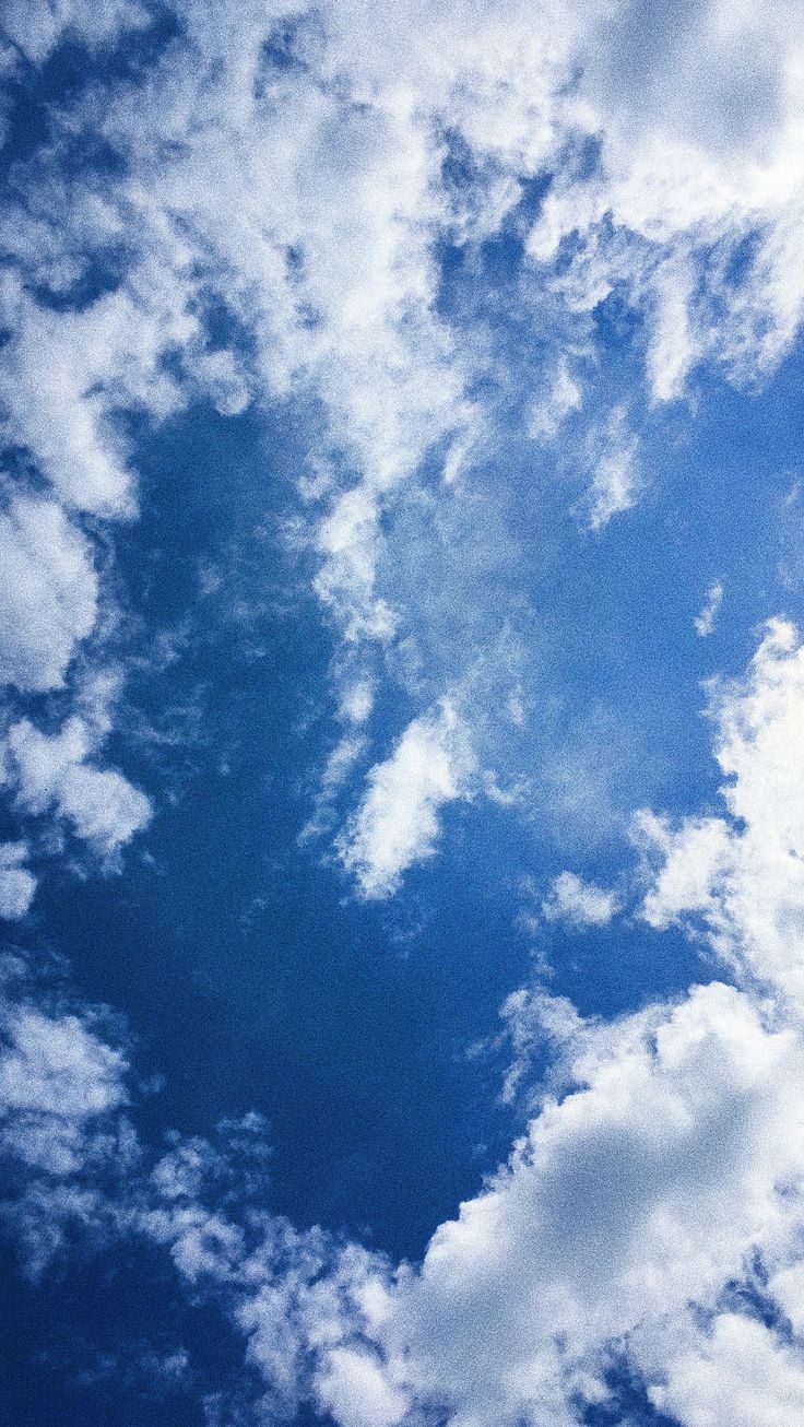  Himmel Hintergrundbild 736x1306. Blau blauer Himmel. Blue sky photography, Blue sky clouds, Blue sky wallpaper