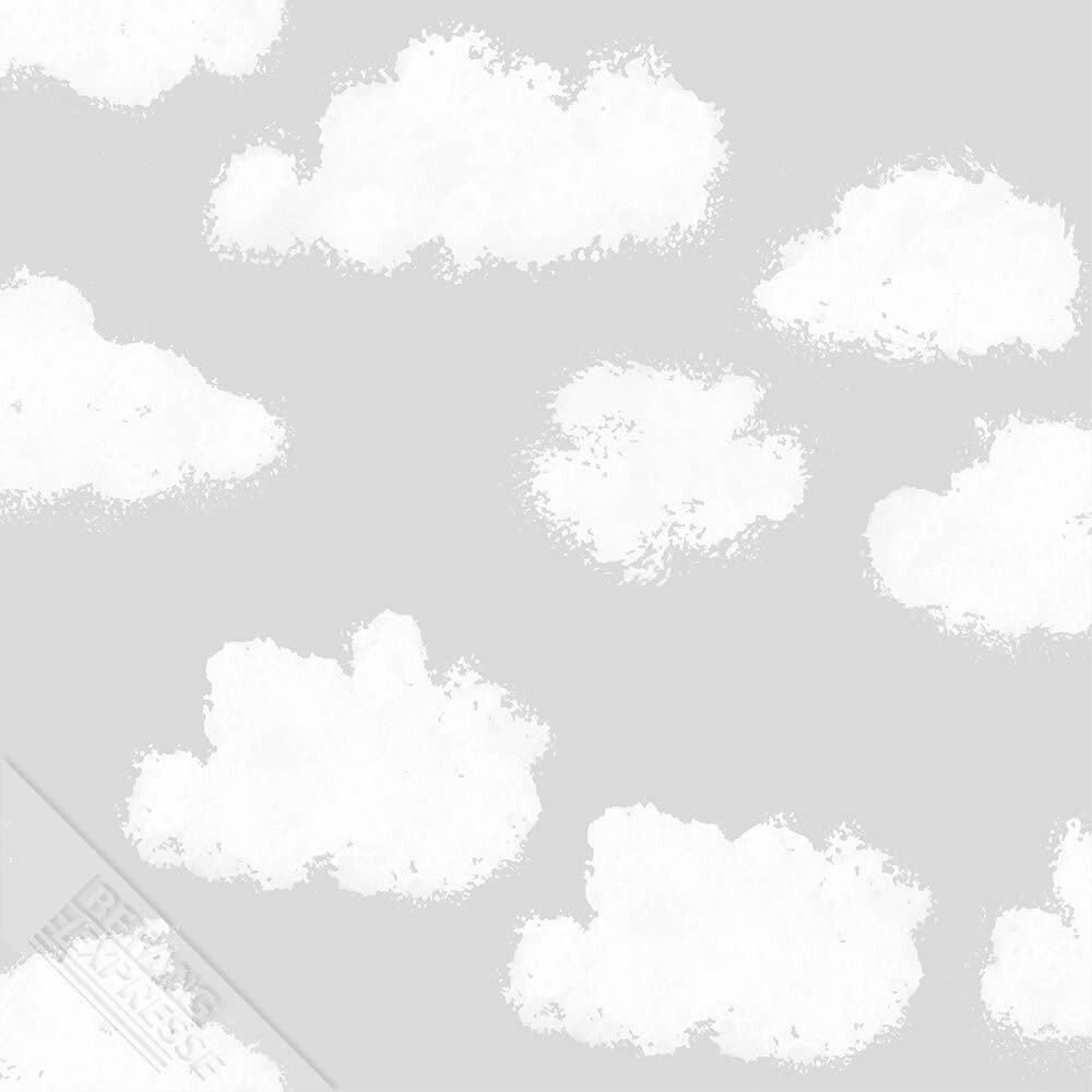  Hellgrau Hintergrundbild 1000x1000. Vliestapete Wolken Hell Grau Puck & Rose 27112