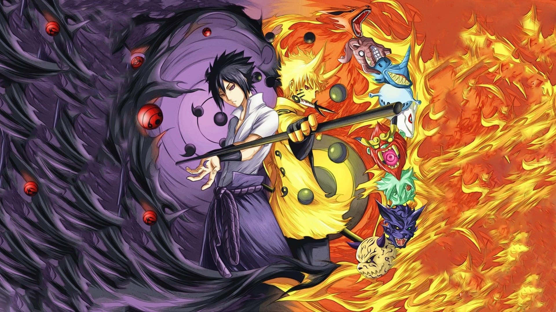  PS4 Hintergrundbild 1920x1080. Download Anime Aesthetic Naruto Sasuke Ps4 Wallpaper