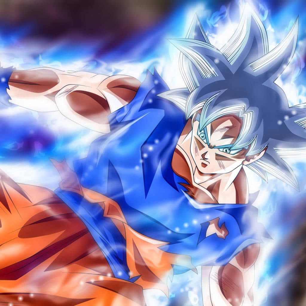  Son Goku Hintergrundbild 1024x1024. Download Ultra Instinct Transformation Goku Aesthetic Wallpaper
