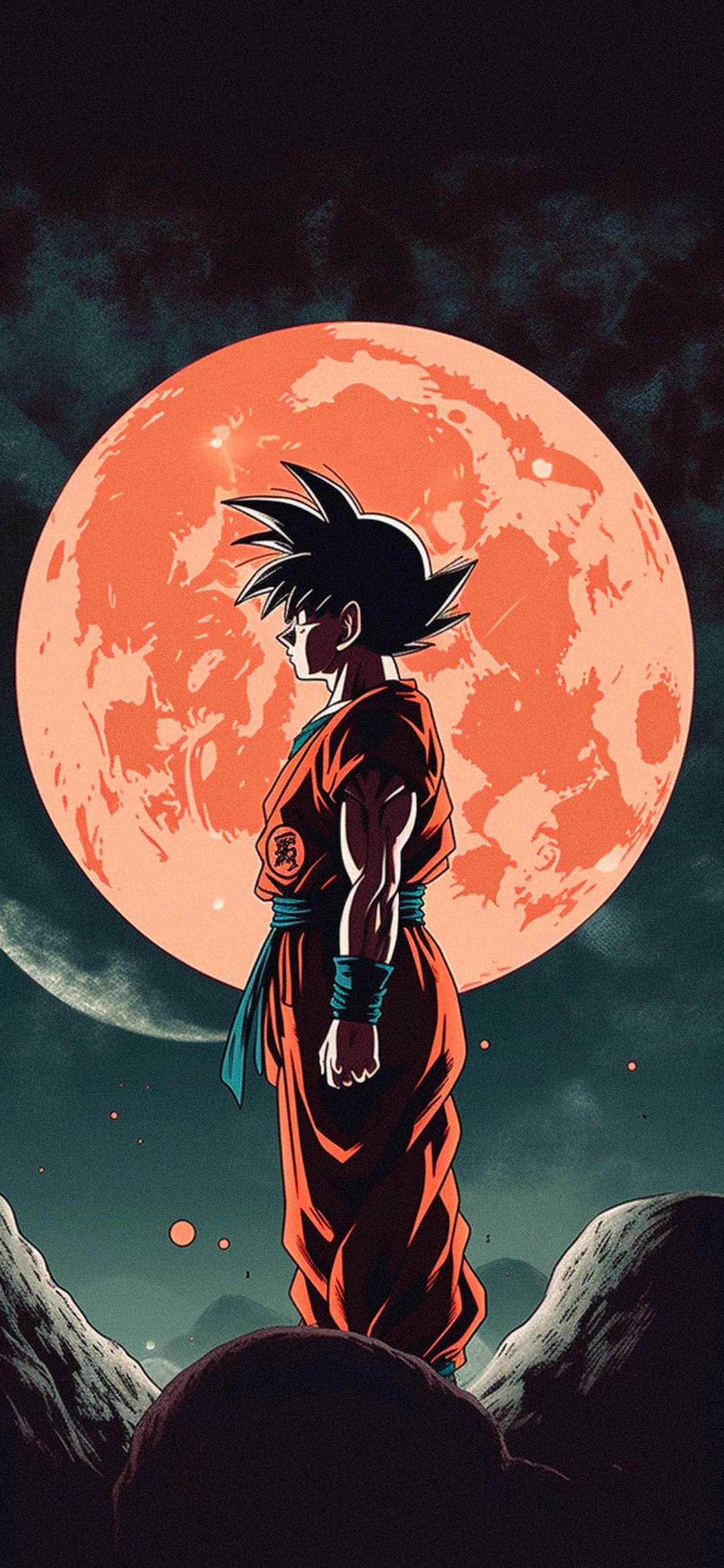  Son Goku Hintergrundbild 1183x2560. Dragon Ball Goku Midnight Wallpaper Son Goku Wallpaper