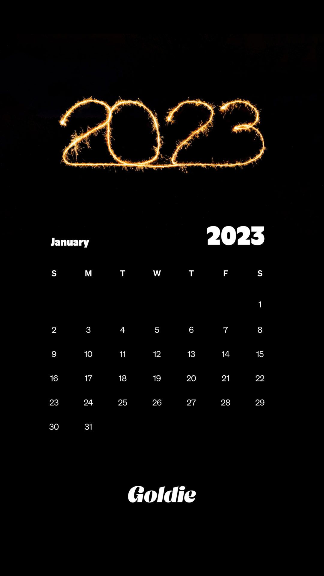  2023 Kalender Hintergrundbild 1080x1920. Free January 2023 Calendar Wallpaper & Mobile