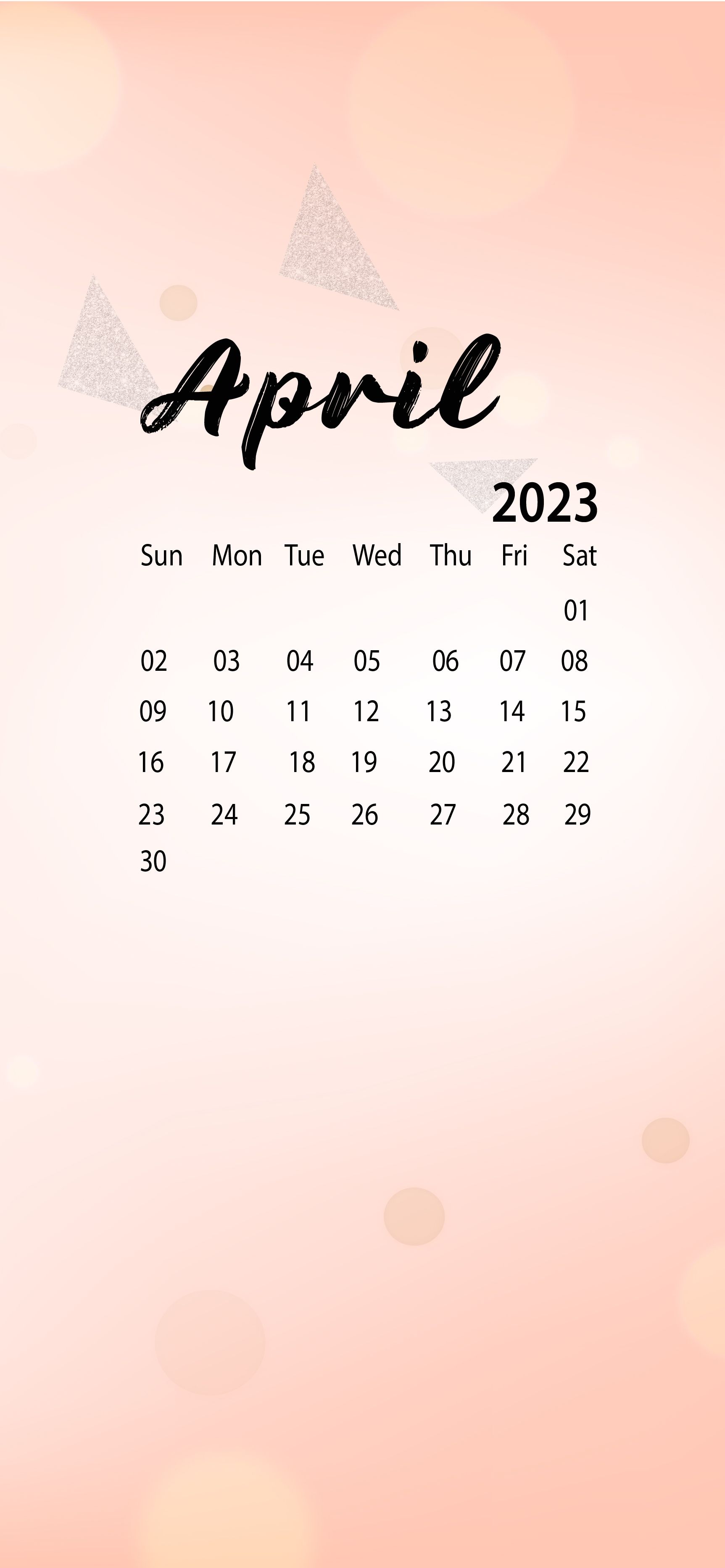  2023 Kalender Hintergrundbild 1725x3733. April 2023 Desktop Wallpaper Calendar