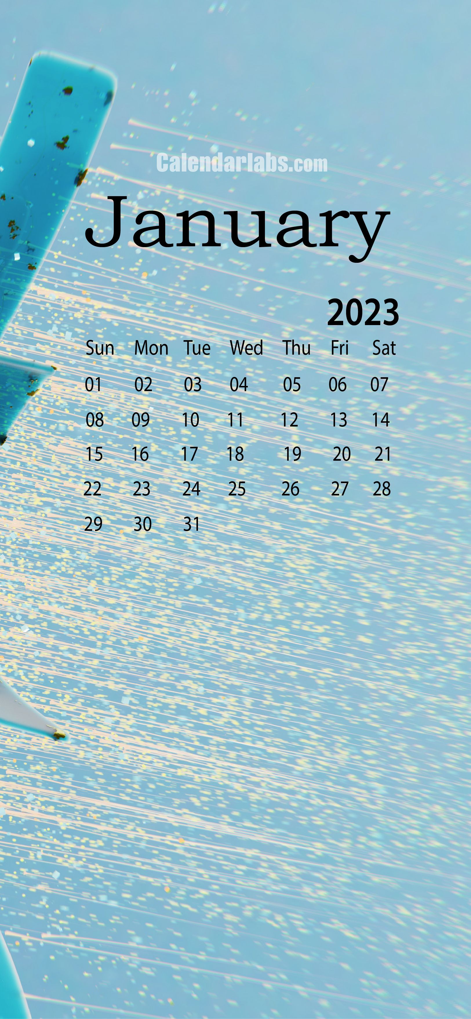  2023 Kalender Hintergrundbild 1625x3517. January 2023 Desktop Wallpaper Calendar