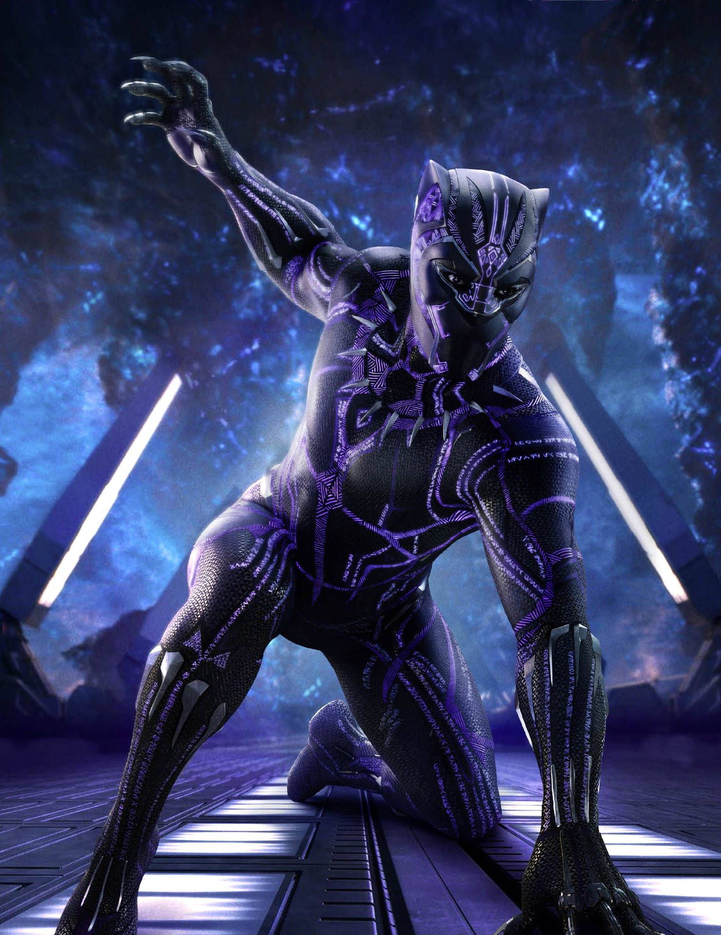  Black Panther Hintergrundbild 1481x1920. Download Get Ready to Experience Wakanda with Black Panther Wallpaper